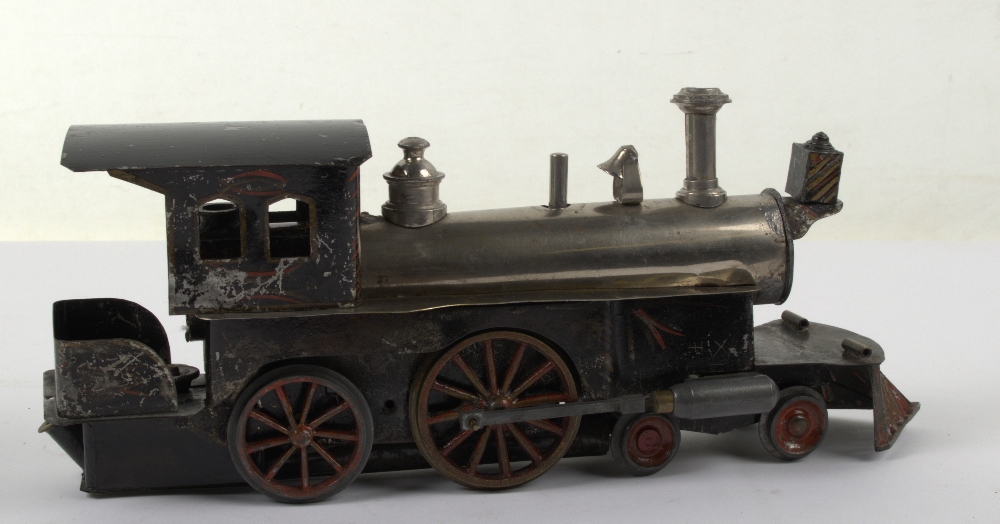 A rare and early gauge I Beggs 4-4-0 live steam locomotive with original Passenger and U.S Postal ca - Image 4 of 12