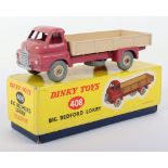 Scarce Boxed Dinky Toys 408 Big Bedford Lorry, pink cab