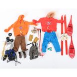 A Quantity of Vintage Original Action Man Uniforms Accessories From 1960’s Artic Explorer