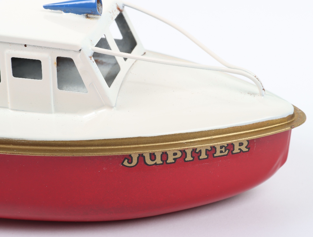 Sutcliffe ‘Jupiter’ Ocean Pilot Clockwork Tinplate Cruiser Boat - Image 4 of 5