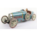 Paya reproduction clockwork type 35 Bugatti Racing car, Spanish 1990