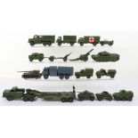 Quantity of Dinky Toys Unboxed Military Models
