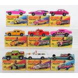 Nine Boxed Matchbox Lesney Superfast Models