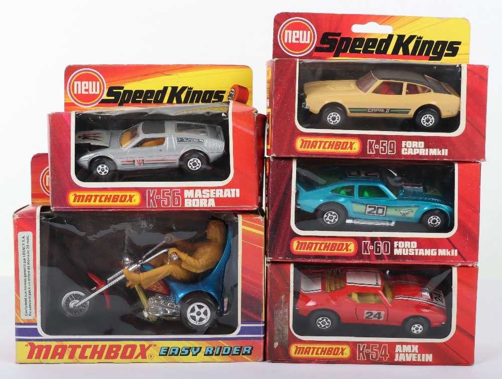 Five Boxed Matchbox Speedkings