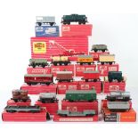 Eighteen Hornby Dublo 00 Gauge 2-Rail Boxed Rolling Stock