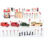 Dinky Toys Vans, Coach, Accessories & Road signs