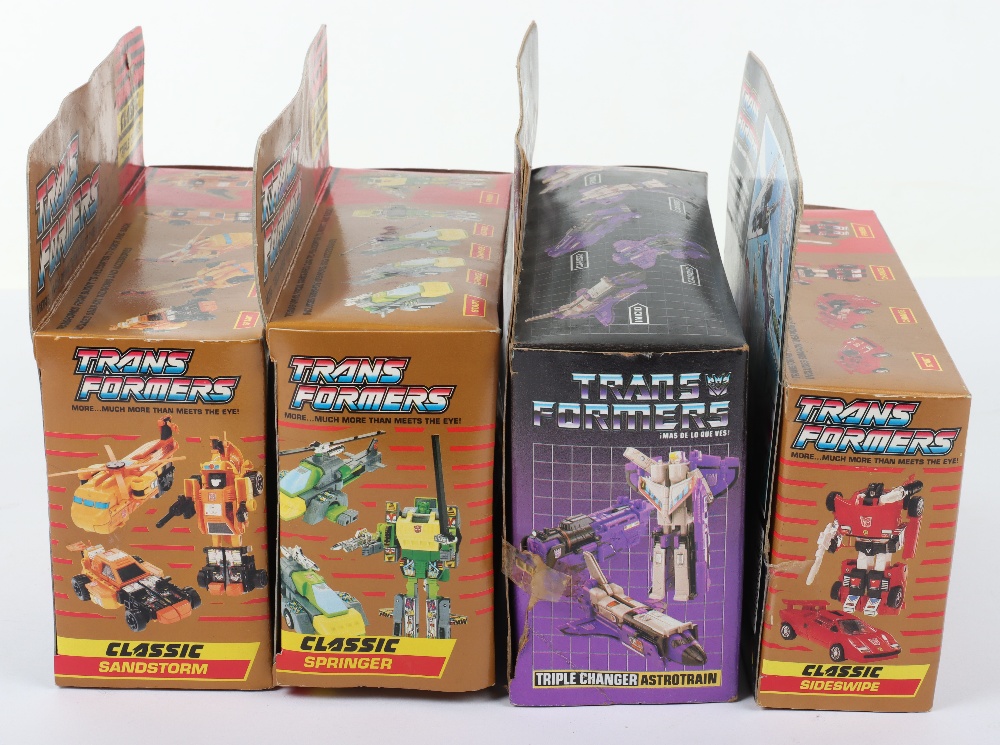 Four Hasbro Transformers G1 boxed action figures - Image 4 of 8