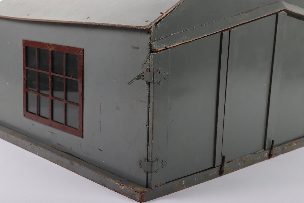 Rare Lines Brothers Model Aeroplane Hangar, - Image 6 of 10