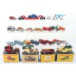 A Quantity Of Matchbox Models Of Yesteryears and regular wheel models