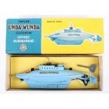 Sutcliffe Unda-Wunda Clockwork Tinplate Diving Submarine