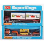 Two Boxed Matchbox Superkings commercial vehicles