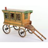 A Scarce Swallow Toys (London) Wooden Gypsy Caravan