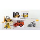 Three NZG (Germany) 1:25 Scale Construction Boxed Models