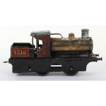 Bing 0 gauge 0-4-0 live steam tank locomotive 1215
