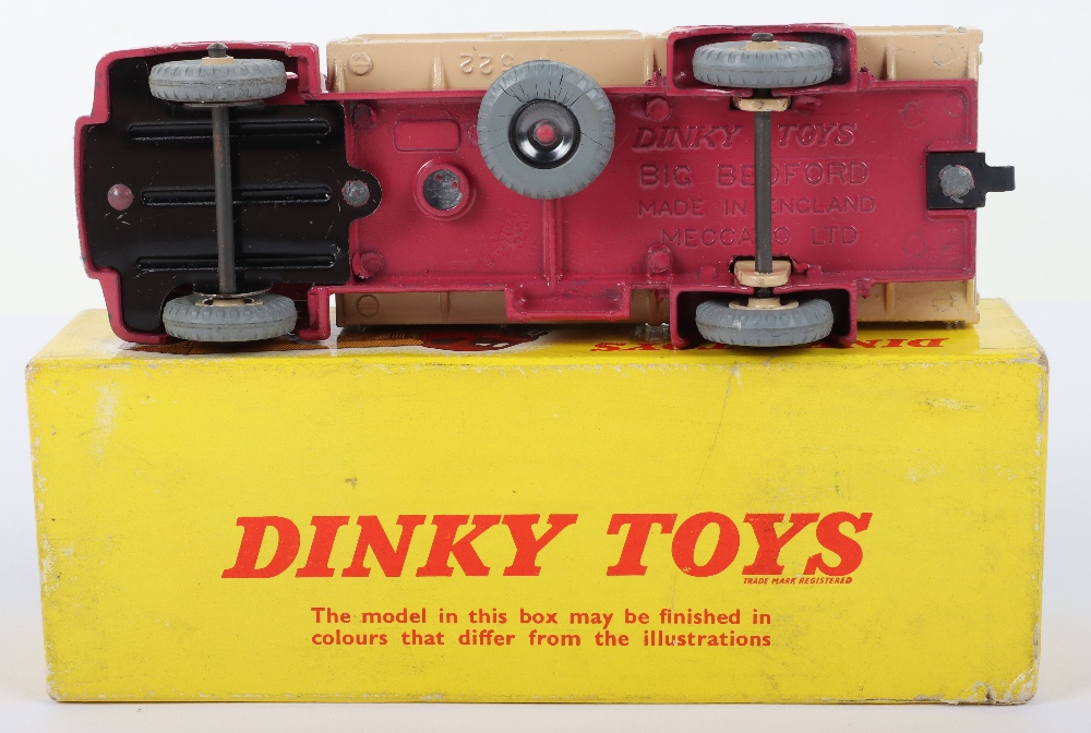 Scarce Boxed Dinky Toys 408 Big Bedford Lorry, pink cab - Image 3 of 3