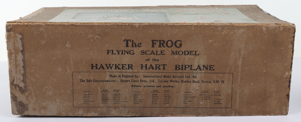 Scarce Frog Aeroplane Hawker Hart Biplane - Image 3 of 10