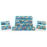 Twenty Five Blue Boxed Matchbox Superfast Models, made in Macau