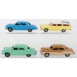 Four Unboxed Dinky Toys USA Cars