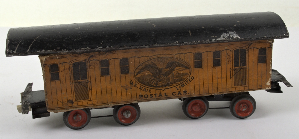 A rare and early gauge I Beggs 4-4-0 live steam locomotive with original Passenger and U.S Postal ca - Image 9 of 12