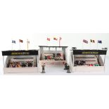 Six Vintage Scalextric Grandstands