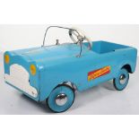 A Leeway pressed steel child’s Alpine Rally pedal car, English 1950s