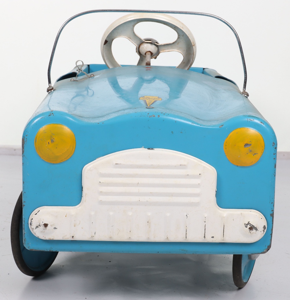 A Leeway pressed steel child’s Alpine Rally pedal car, English 1950s - Image 2 of 8