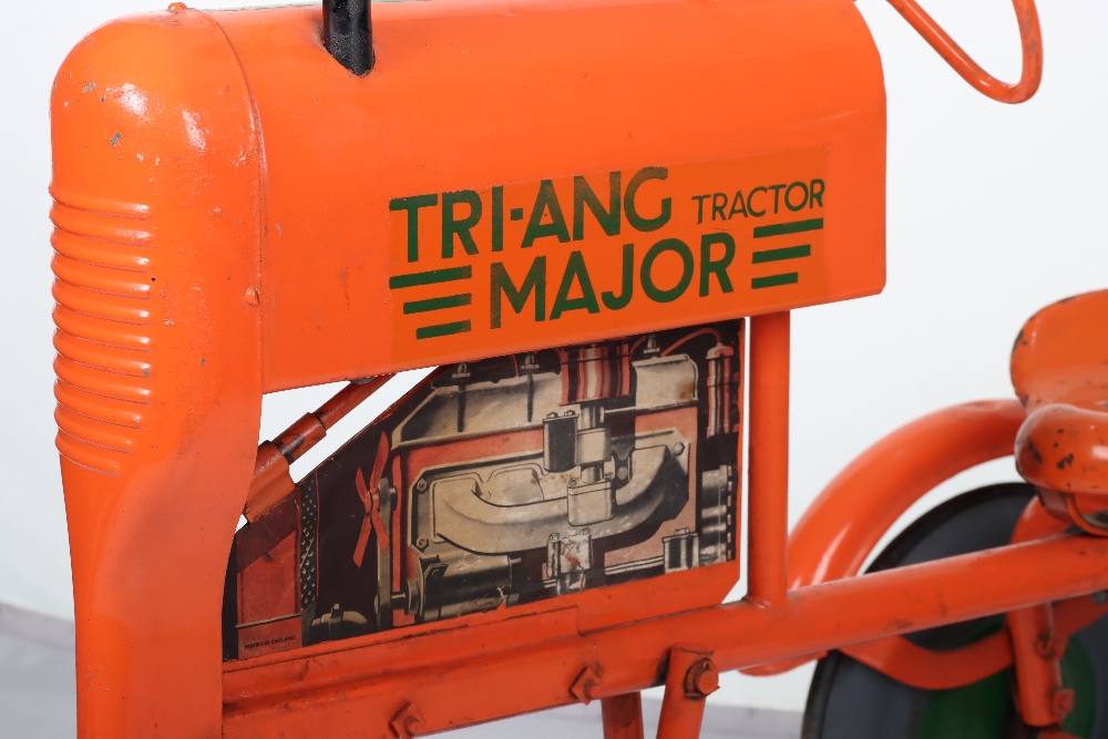 A Tri-ang pressed steel child’s pedal Tractor Major, English 1960s - Image 2 of 9