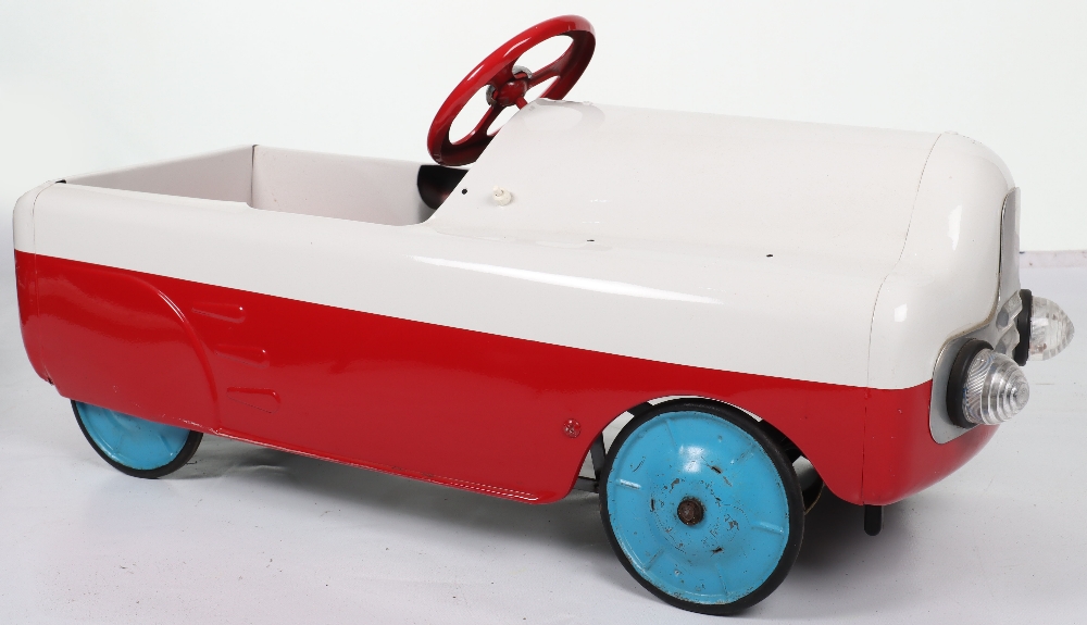 A Tri-ang pressed steel Monte Carlo child’s pedal car, English 1950s - Image 3 of 7