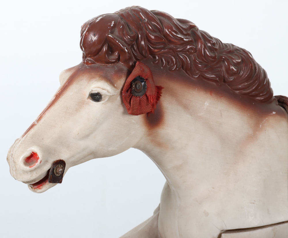 A Marx style moulded plastic medium size child’s Rocking horse, 1960s - Image 3 of 6