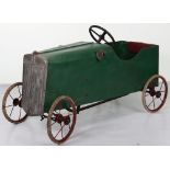 A Lines Bro Ltd wooden child’s pedal car, English 1920s
