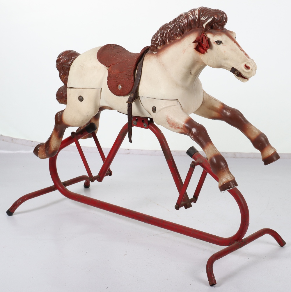 A Marx style moulded plastic medium size child’s Rocking horse, 1960s - Image 2 of 6