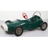 A Tri-ang moulded plastic child’s pedal Racing car, English circa 1970