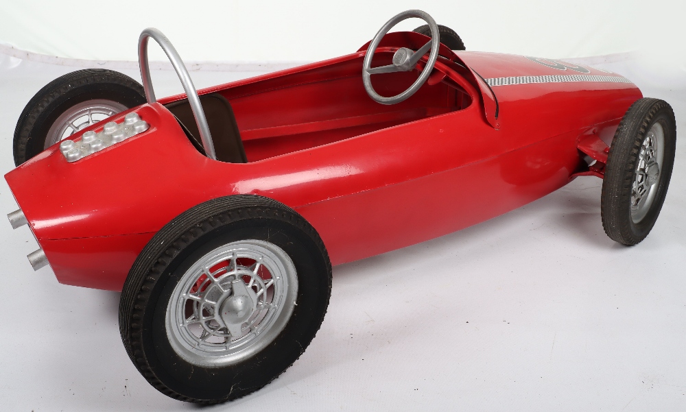 A scarce M & G (Morellett & Guerineae) Honda child’s motor racing pedal car, French circa 1970 - Image 5 of 8