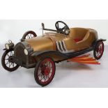 A scarce Pines Chitty-Chitty Bang-Bang moulded plastic child’s pedal car, Italian 1970s,