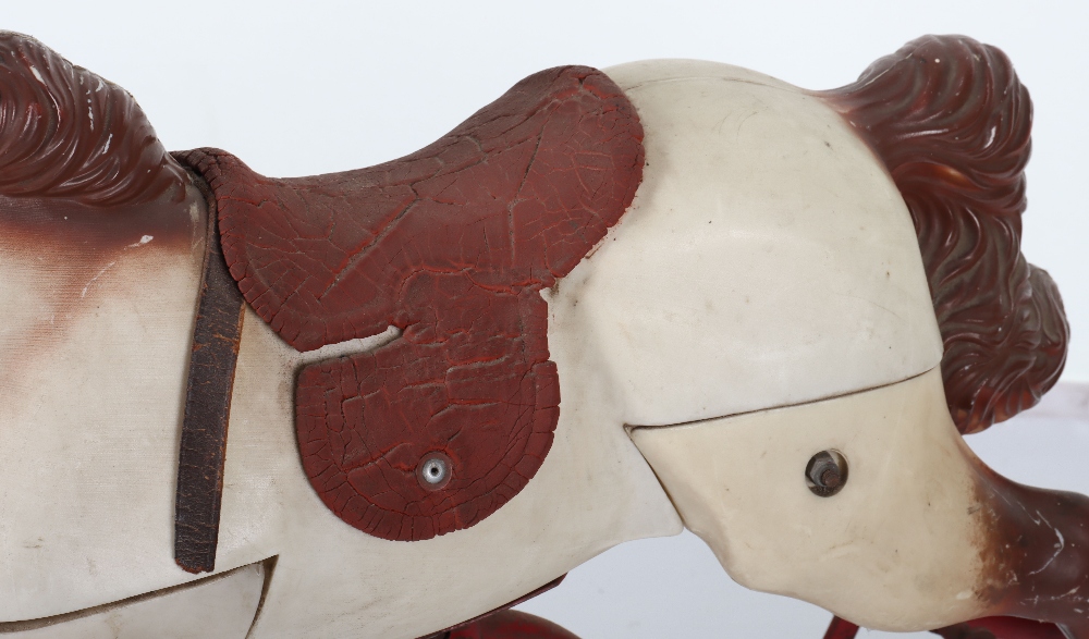 A Marx style moulded plastic medium size child’s Rocking horse, 1960s - Image 5 of 6