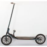 A M & G (Morellett & Guerineae) child’s chain driven kick and go scooter, French 1960s,