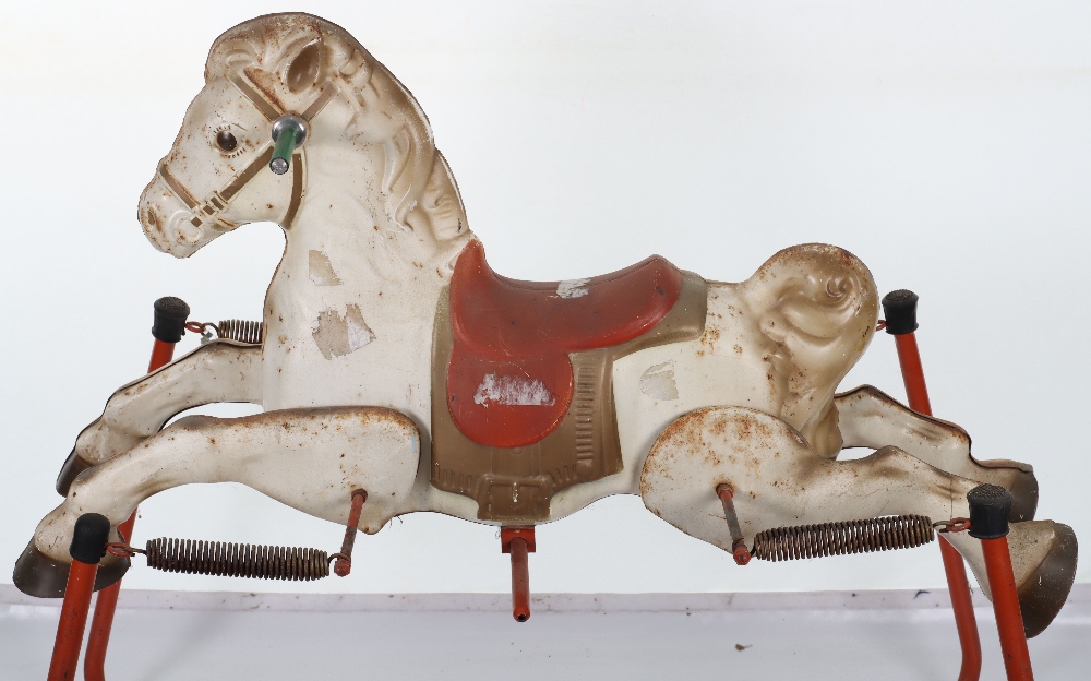 Four assorted cast metal Tri-ang and Mobo Rocking horses, circa 1960 - Image 3 of 3