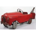 A scarce Tri-ang Commercial pressed steel child’s pedal Tow Truck, English 1950s