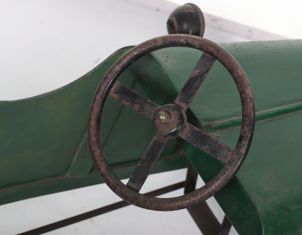 A Lines Bro Ltd wooden child’s pedal car, English 1920s - Image 6 of 8