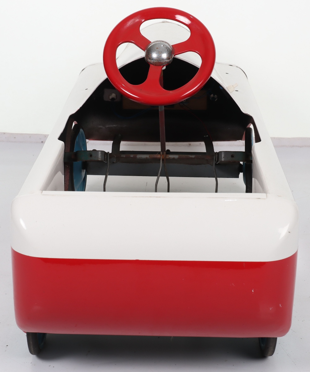 A Tri-ang pressed steel Monte Carlo child’s pedal car, English 1950s - Image 7 of 7