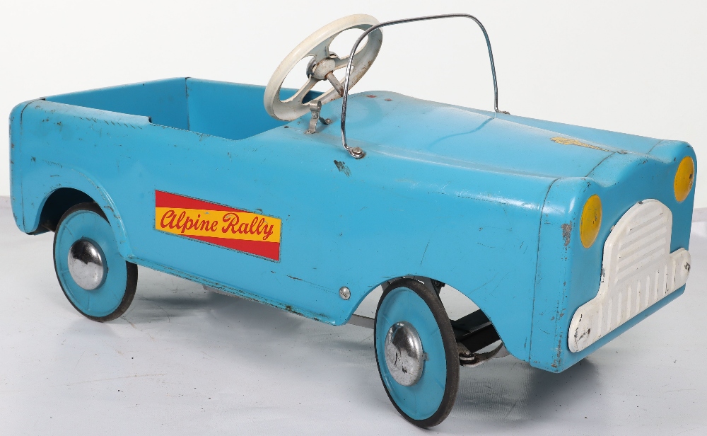 A Leeway pressed steel child’s Alpine Rally pedal car, English 1950s - Image 3 of 8