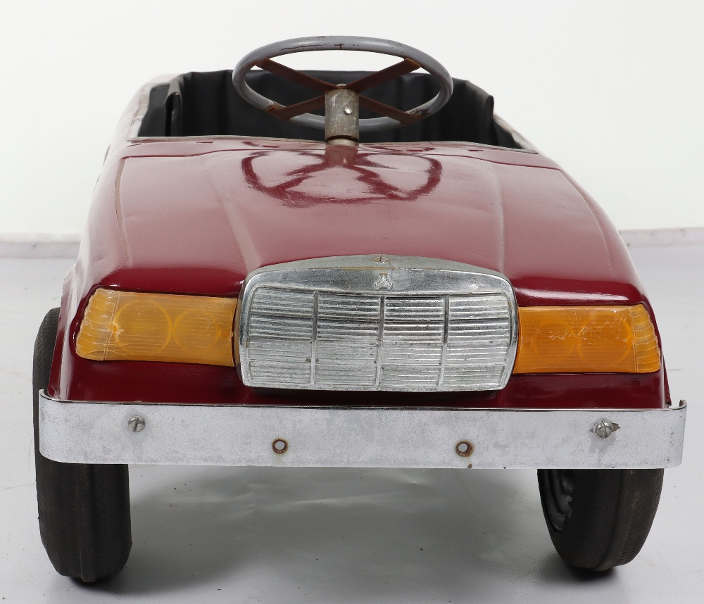 A Mercedes 500SEC Sports pressed metal child’s pedal car, probably English 1970s - Image 2 of 7