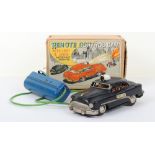 Boxed tinplate remote control Police car by KKS of Japan, 1950s