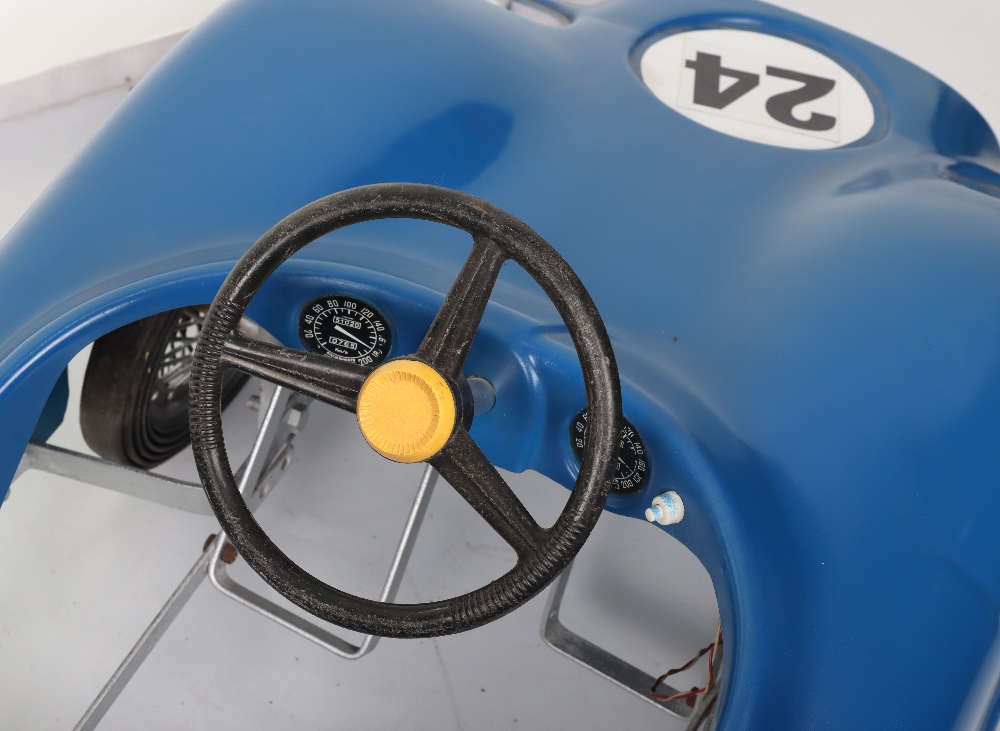 A scarce M & G (Morellett & Guerineae) hard moulded plastic Ford GT 40 child’s pedal Racing car, Fre - Image 6 of 11