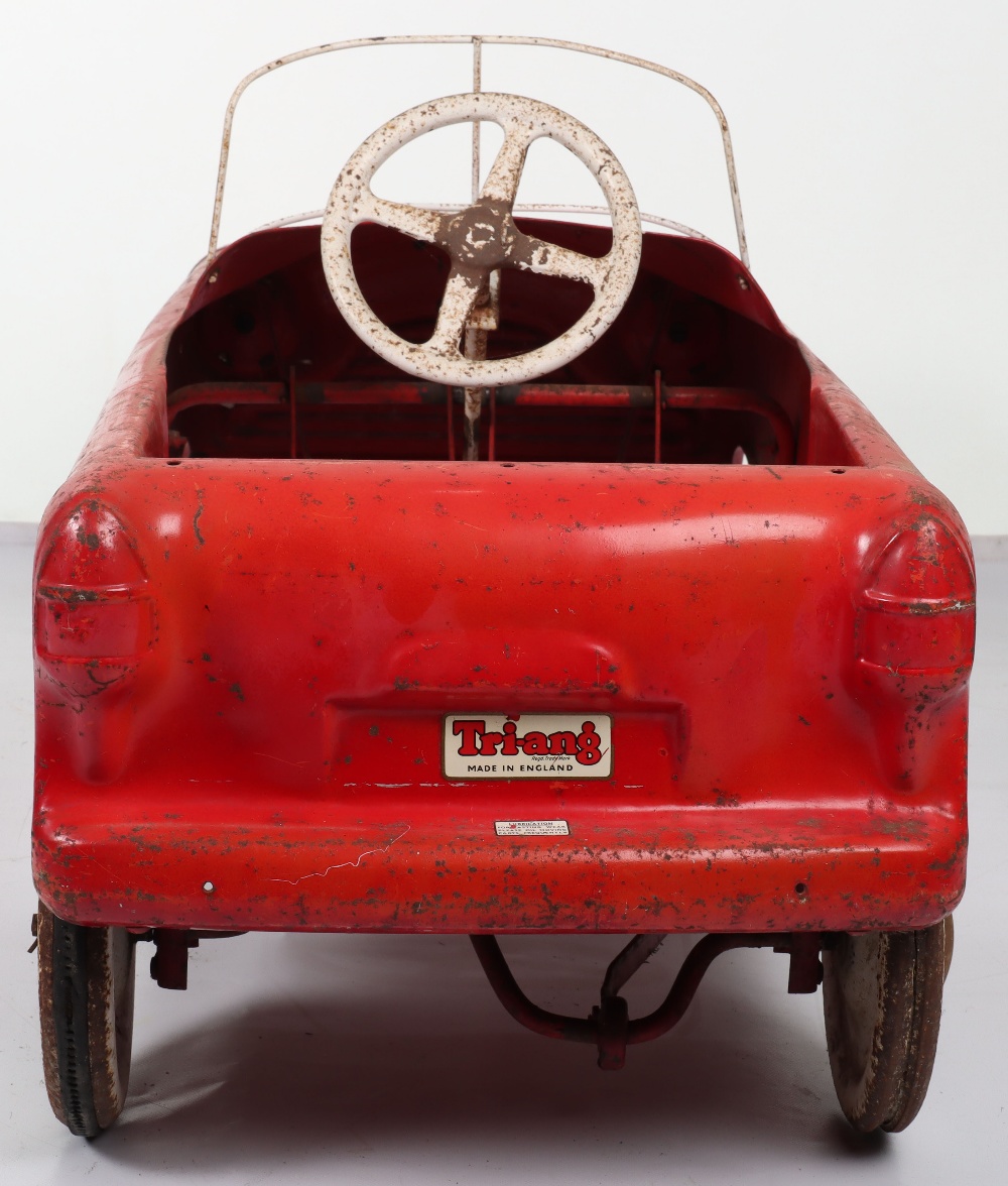 A Tri-ang pressed steel child’s pedal car, English 1960 - Image 8 of 10