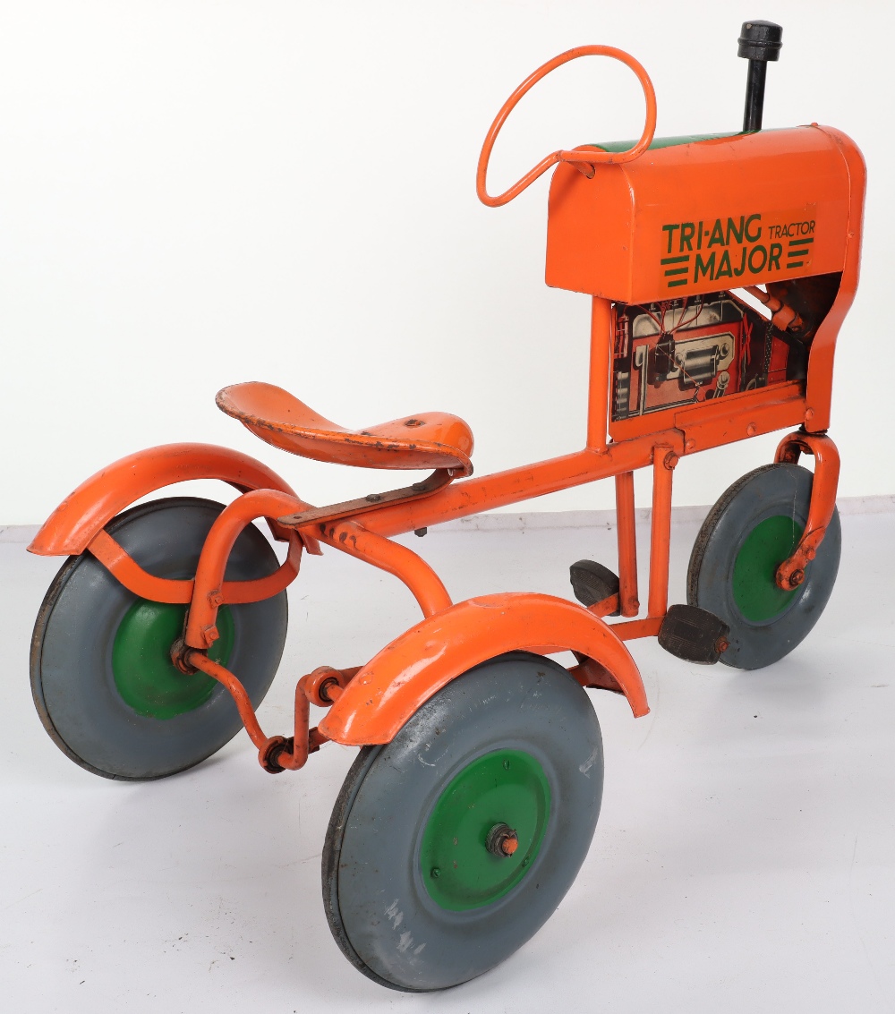 A Tri-ang pressed steel child’s pedal Tractor Major, English 1960s - Image 6 of 9