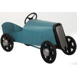 A Eureka pressed steel Bugatti child’s pedal car, French 1940s