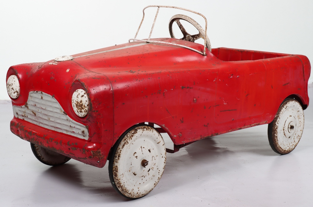 A Tri-ang pressed steel child’s pedal car, English 1960