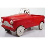 A Tri-ang pressed steel child’s pedal car, English 1960