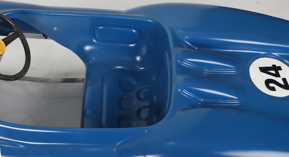 A scarce M & G (Morellett & Guerineae) hard moulded plastic Ford GT 40 child’s pedal Racing car, Fre - Image 11 of 11